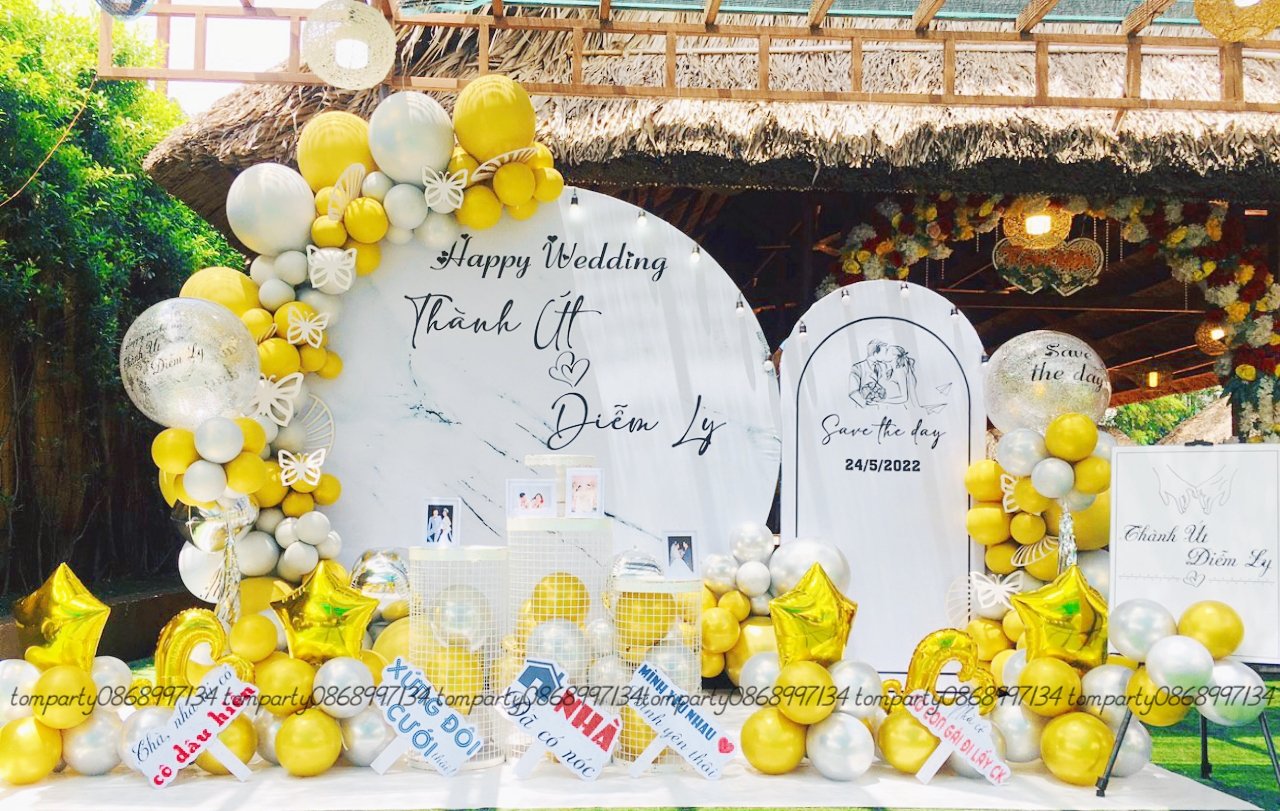 TRANG TRÍ TIỆC CƯỚI TOM PARTY