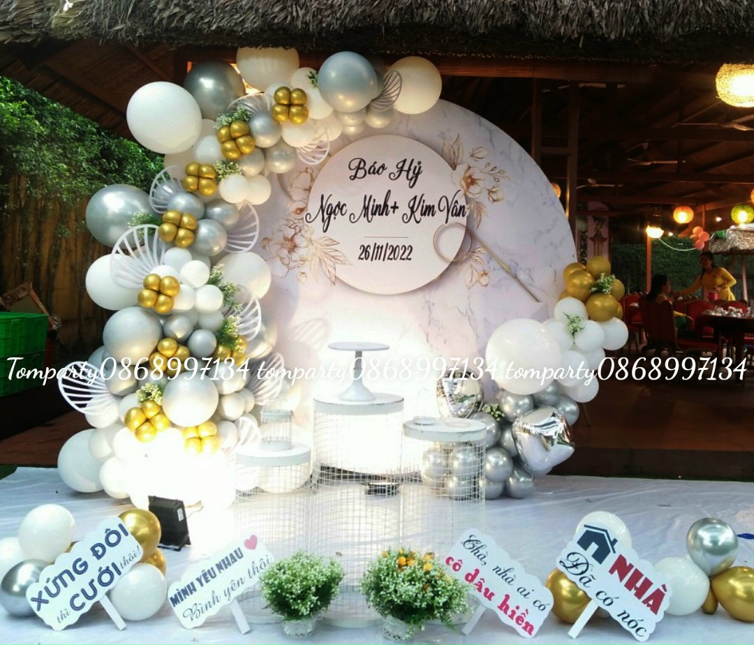 TRANG TRÍ TIỆC CƯỚI TOM PARTY