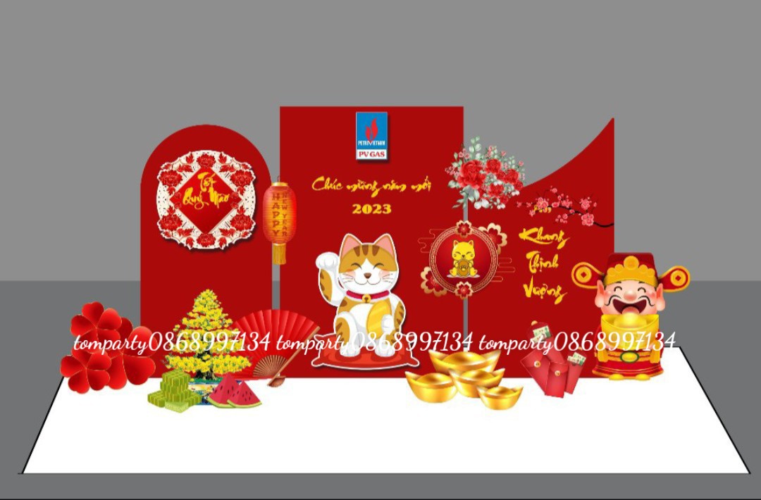 TRANG TRÍ TẤT NIÊN VỚI SẮC ĐỎ MAY MẮN