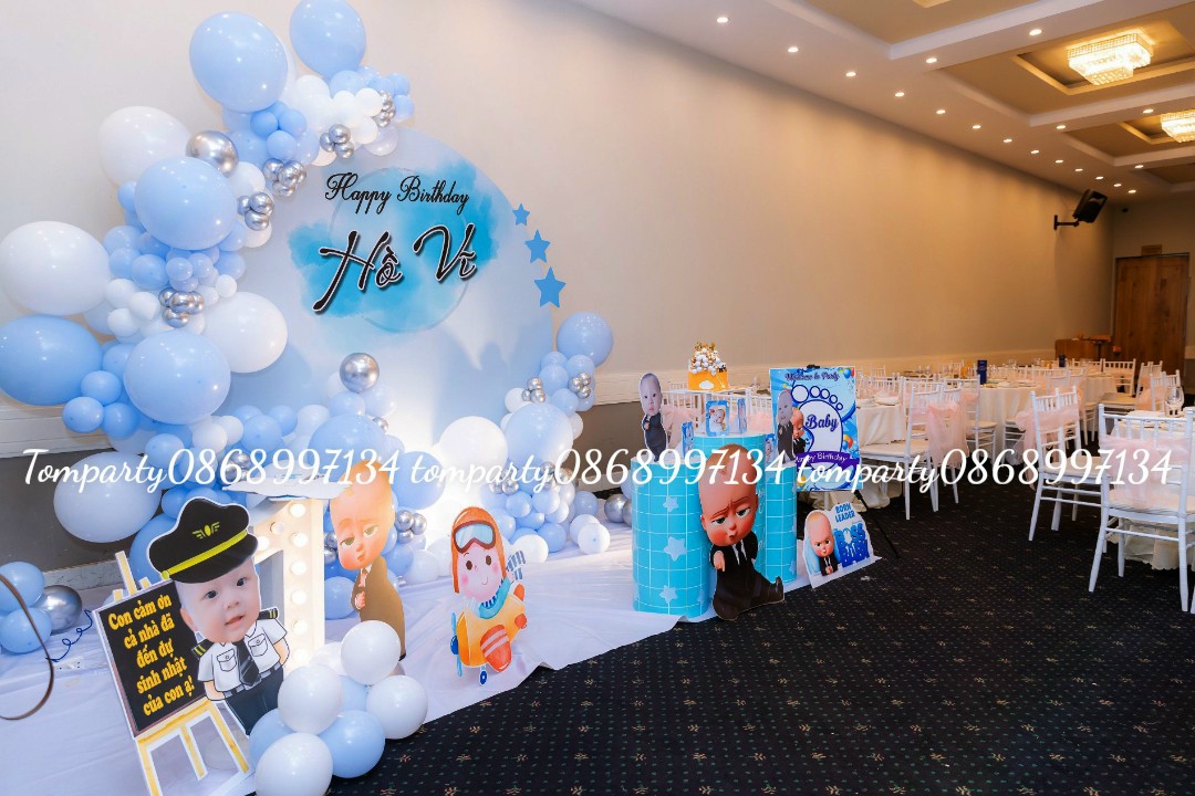 SINH NHẬT BÉ HỒ VĨ VỚI CHỦ ĐỀ BOSS BABY