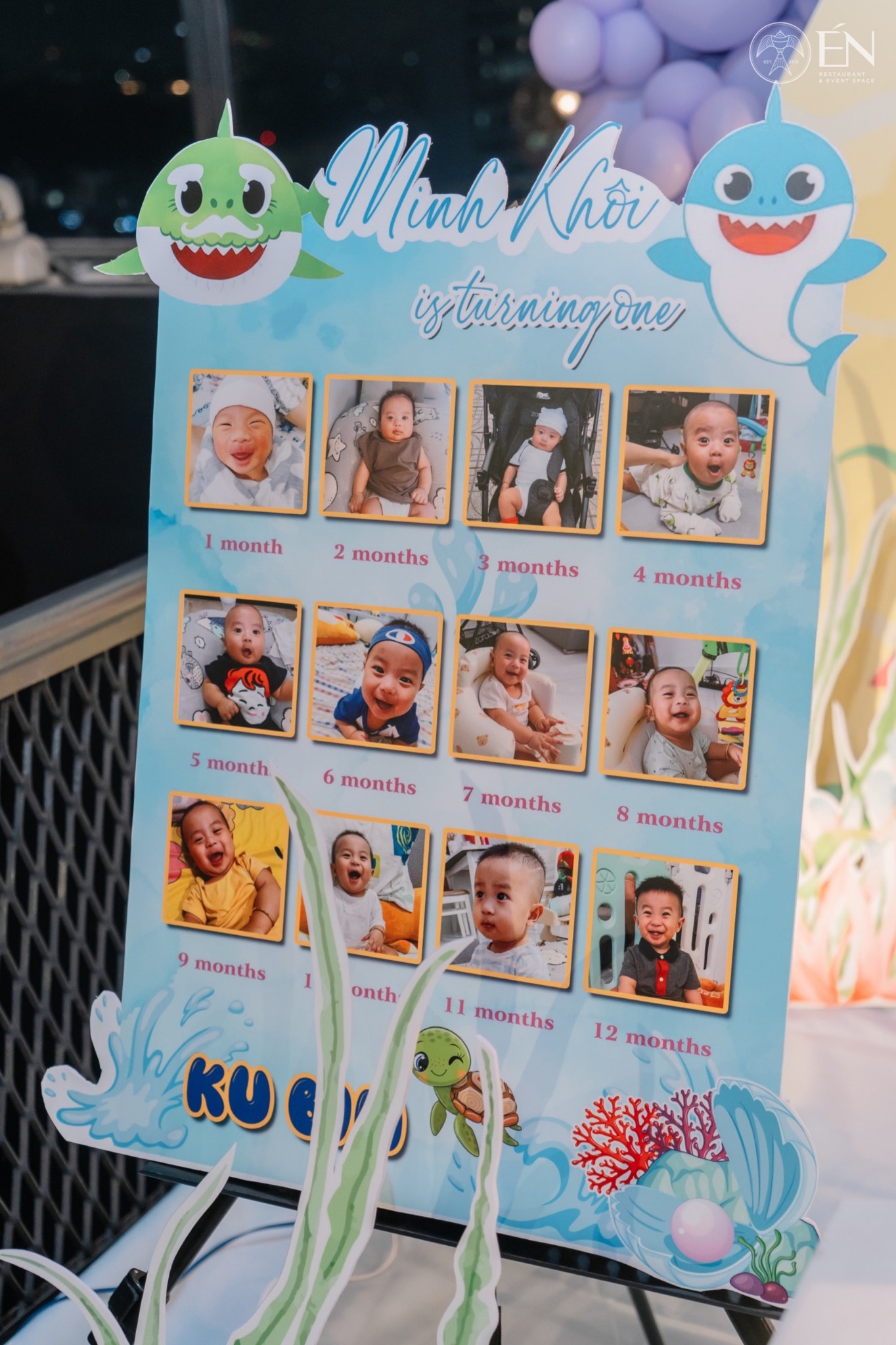 SINH NHẬT BÉ MINH KHÔI với chủ đề BABY SHARK