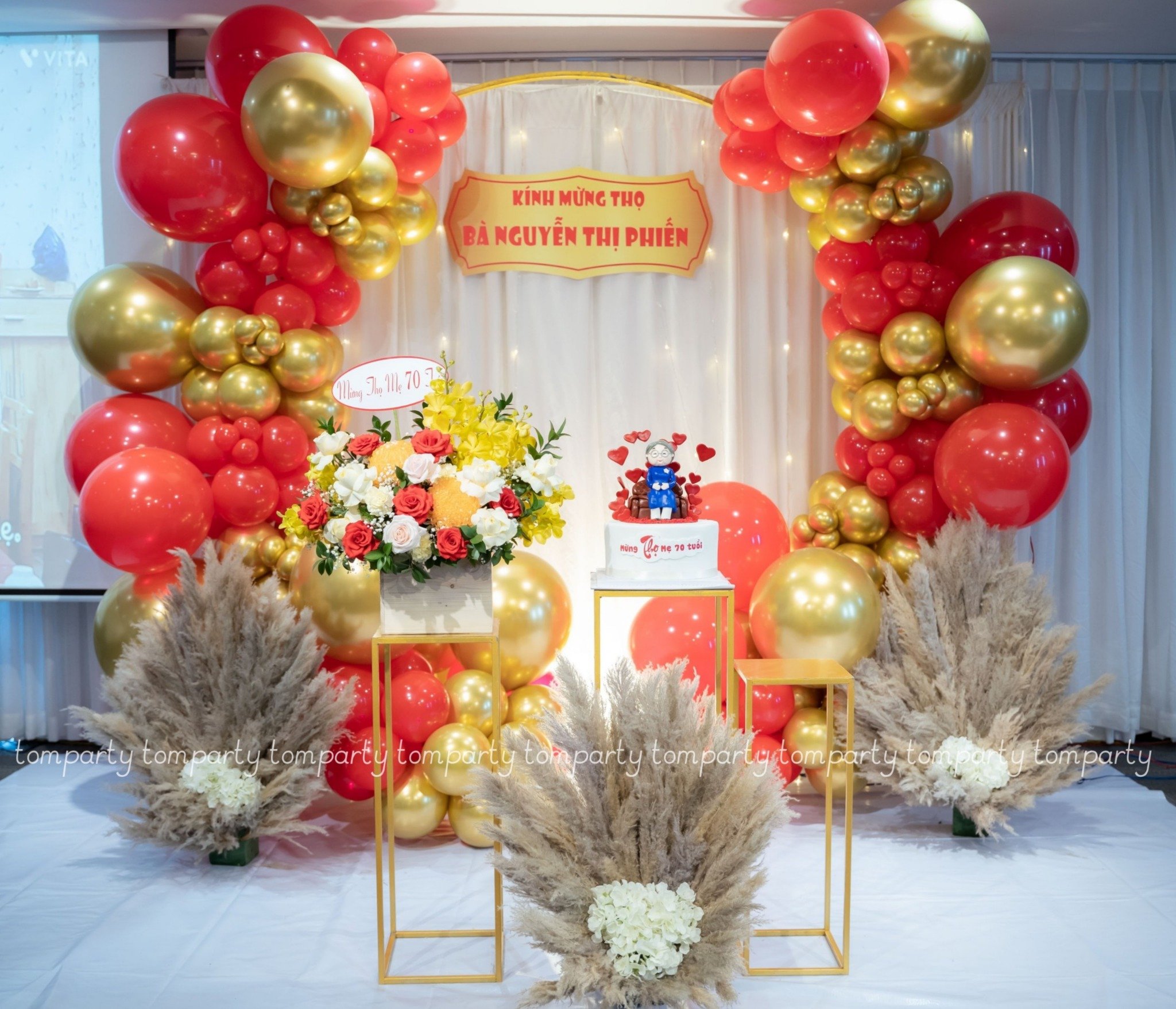 mừng thọ cụ bà NGuyễn Thị Phiến