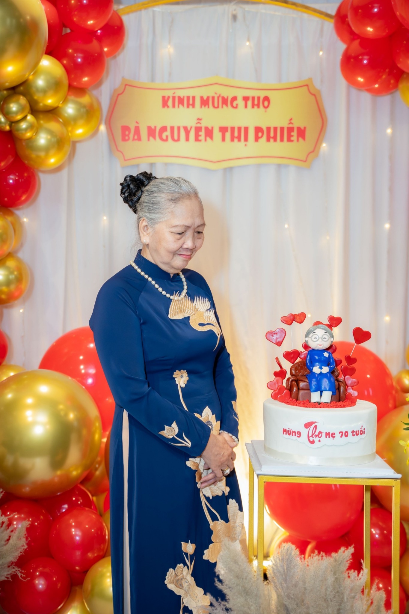 mừng thọ cụ bà NGuyễn Thị Phiến