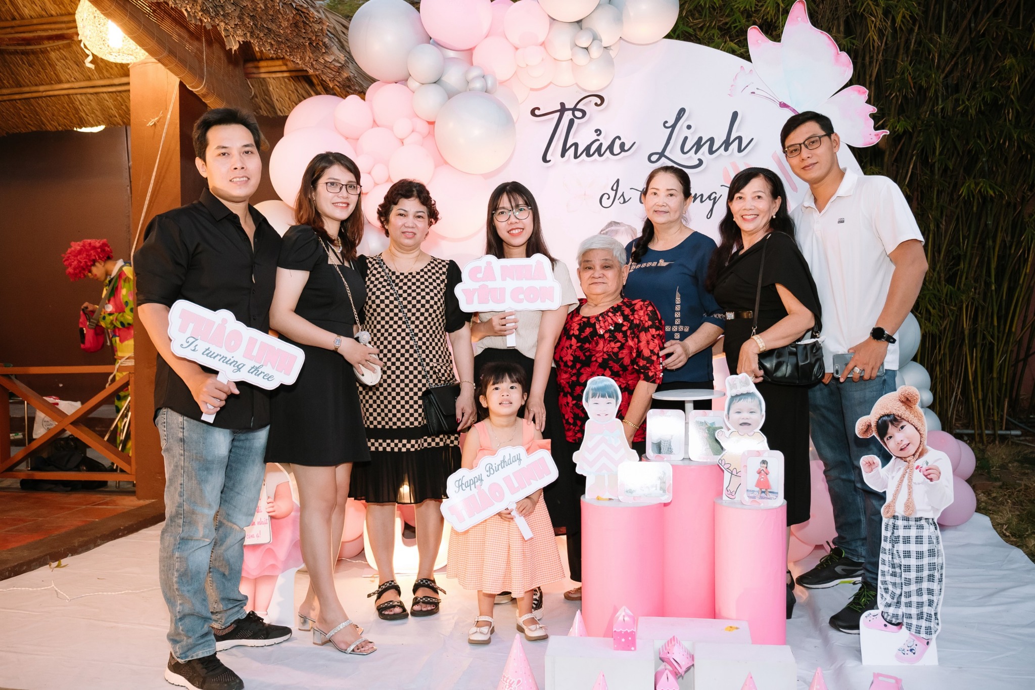 mừng sinh nhật bé Thảo Linh