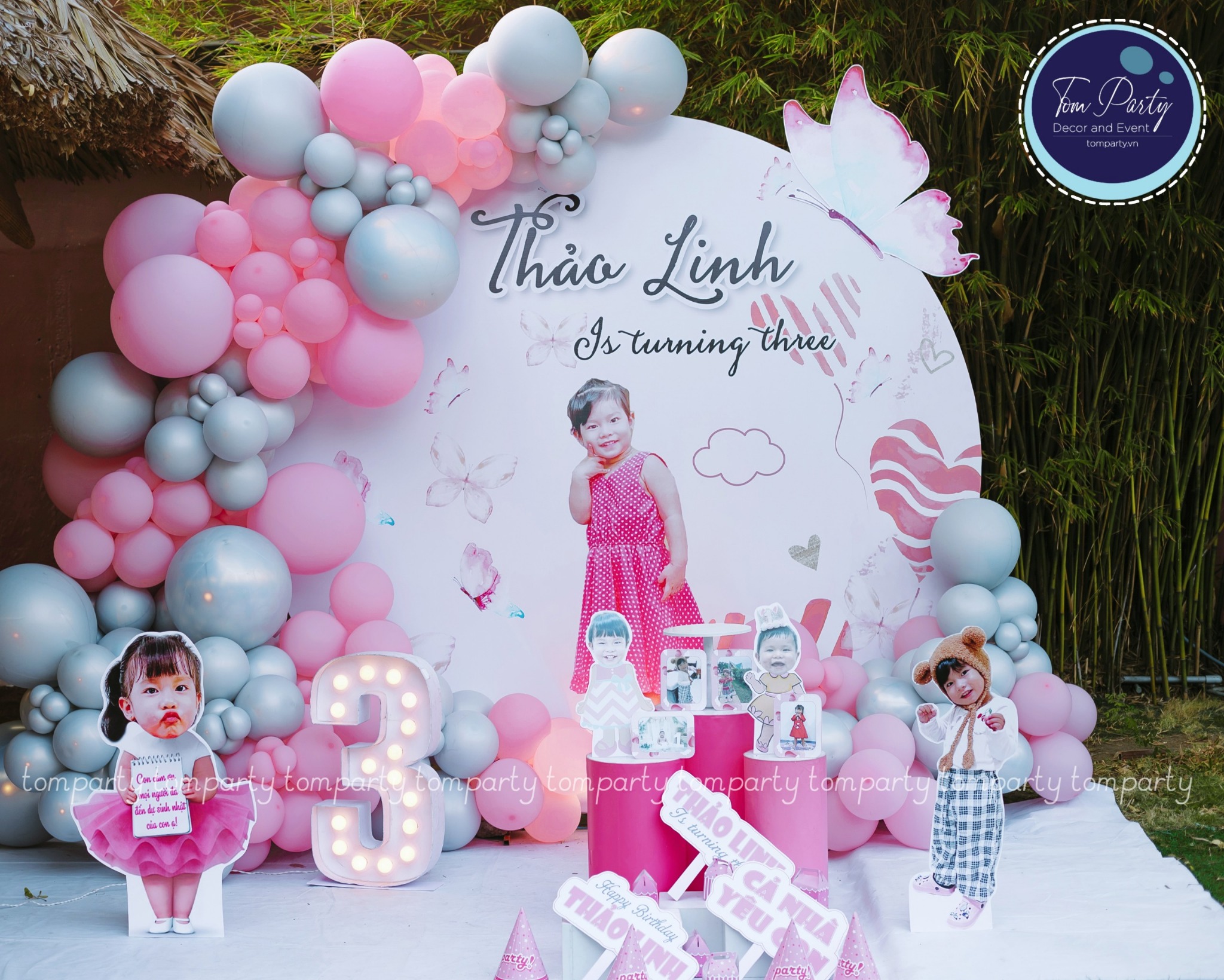 mừng sinh nhật bé Thảo Linh