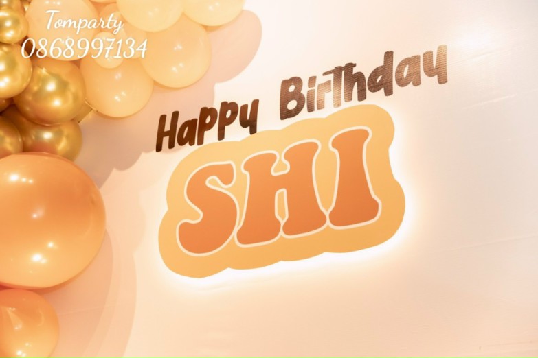 TRANG TRÍ SINH NHẬT BÉ SHI