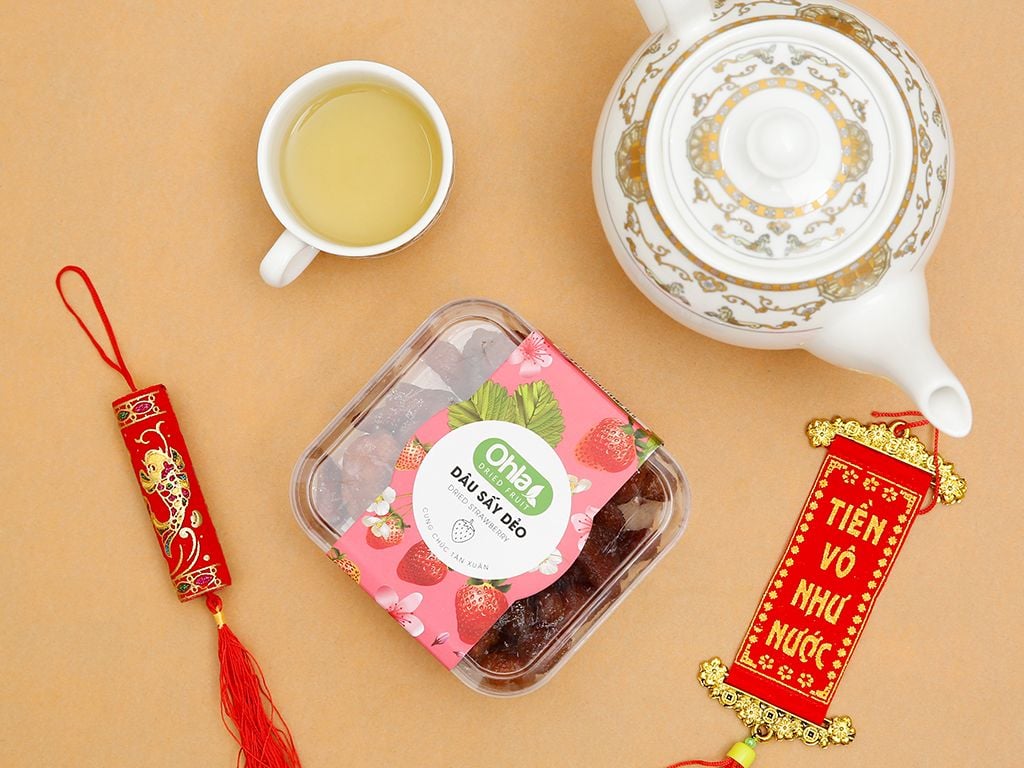 Dâu sấy dẻo Ohla_175g (hộp)