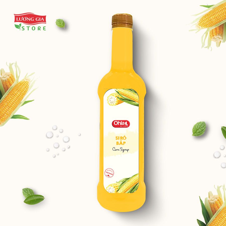 Siro Bắp Ohla 780ml (chai nhựa)