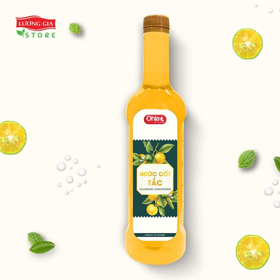 Siro Cốt Tắc Ohla 780ml (chai nhựa)