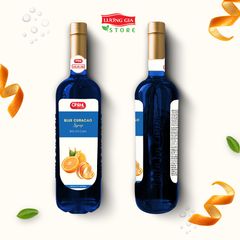 Siro Blue Curacao Ohla 750ml (chai thủy tinh)