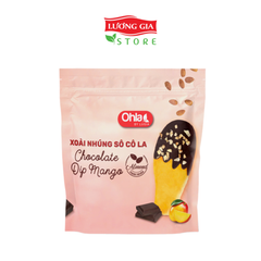 Ohla Xoài nhúng socola hạnh nhân 100g