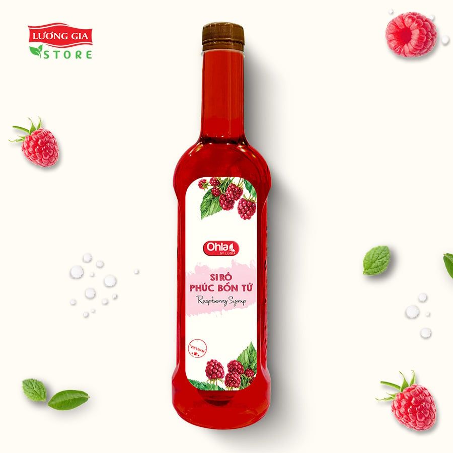 Siro Phúc Bồn Tử Ohla 780ml (chai nhựa)