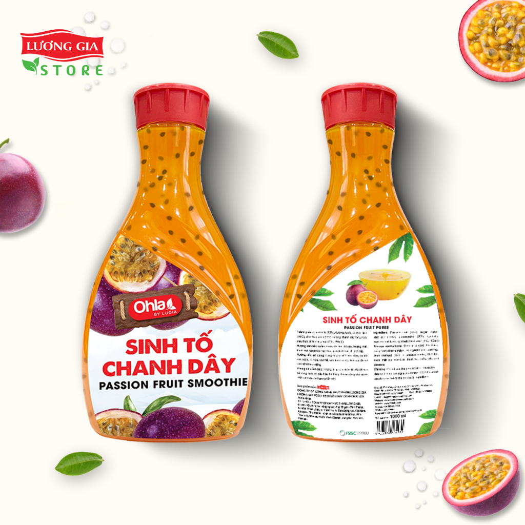 Sinh tố Chanh Dây Ohla 1000ml