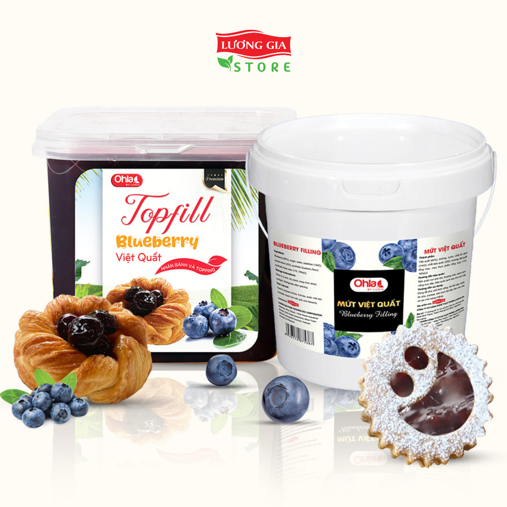 Filling Việt Quất Ohla 4kg