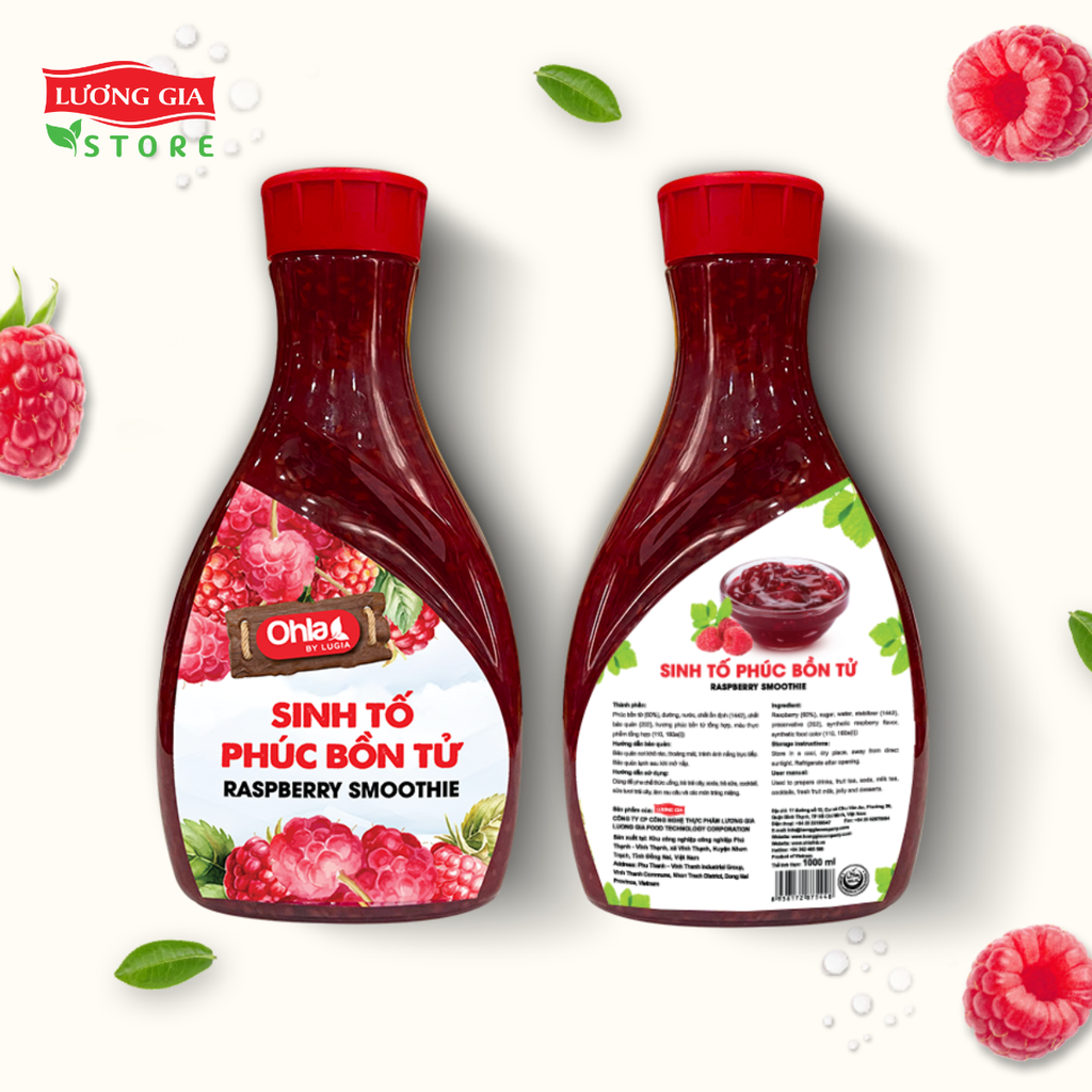 Sinh tố Phúc Bồn Tử Ohla 1000ml