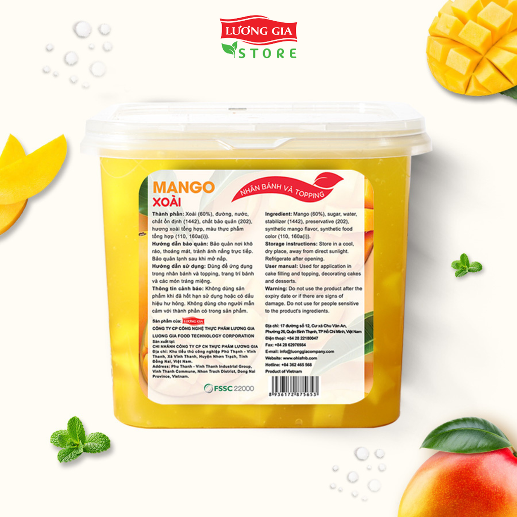 Topfill Xoài Ohla 2.2kg