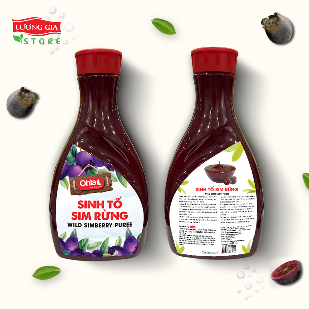 Sinh tố Sim Rừng Ohla 1000ml
