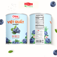 Trái cây tươi đóng lon Ohla 950g - Việt Quất