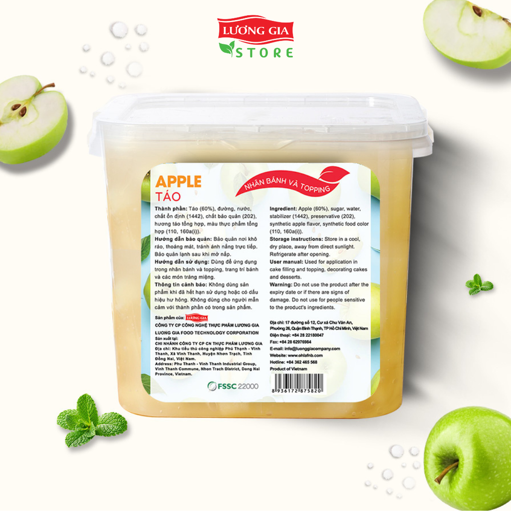 Topfill Táo Ohla 2.2kg