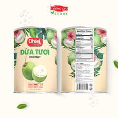 Trái cây tươi đóng lon Ohla 950g - Dừa Tươi