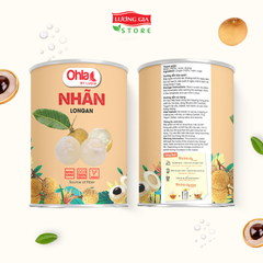 Trái cây tươi đóng lon Ohla 950g - Nhãn