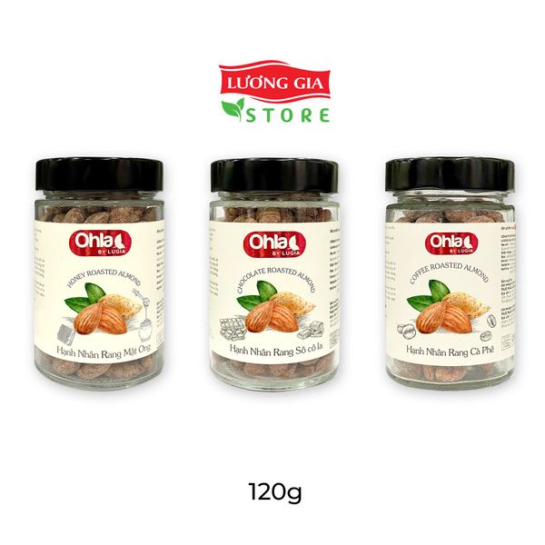 Combo siêu hời 7: hạnh nhân mật ong, hạnh nhân socola, hạnh nhân cà phê Ohla