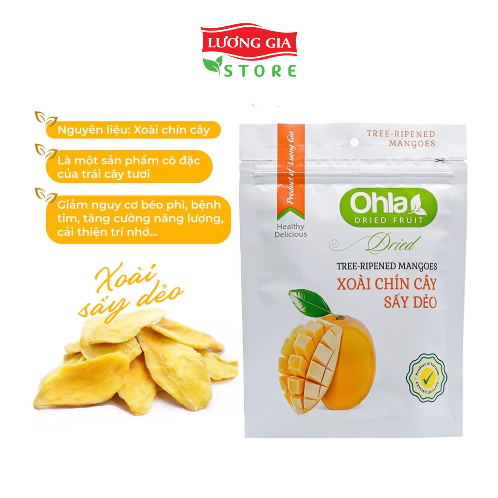 Xoài chín cây sấy dẻo Ohla