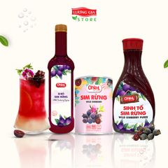 Trái cây tươi đóng lon Ohla 950g - Sim Rừng