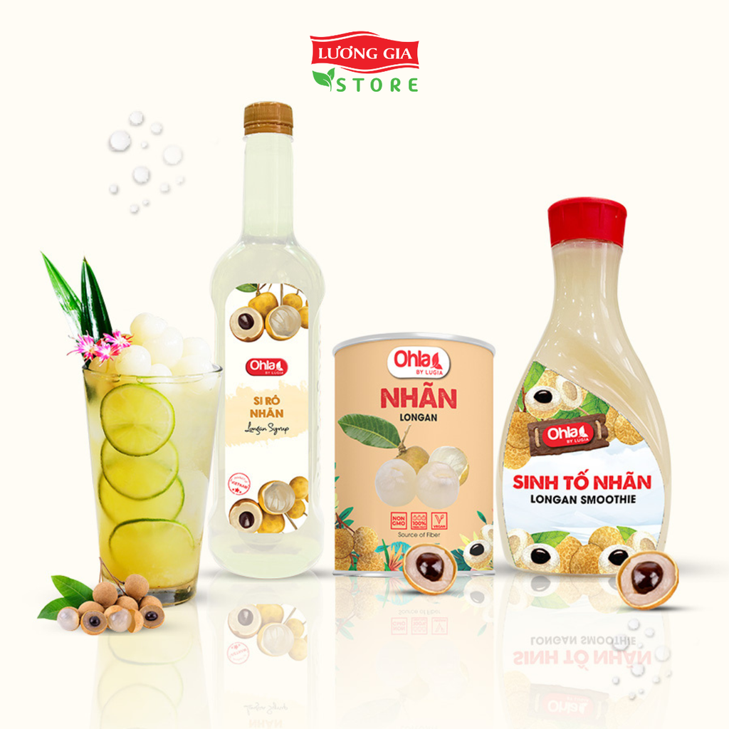 Trái cây tươi đóng lon Ohla 950g - Nhãn