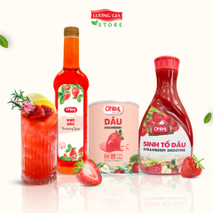 Trái cây tươi đóng lon 950g Ohla - Dâu