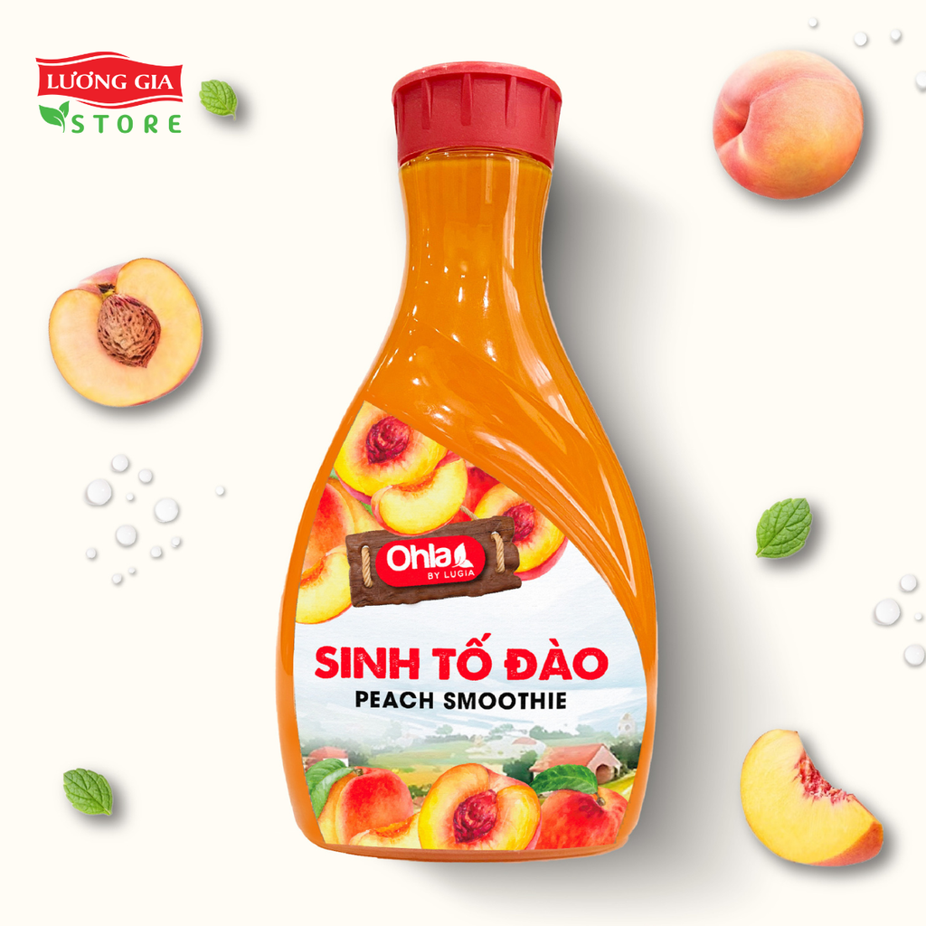 Sinh tố Đào Ohla 1000ml
