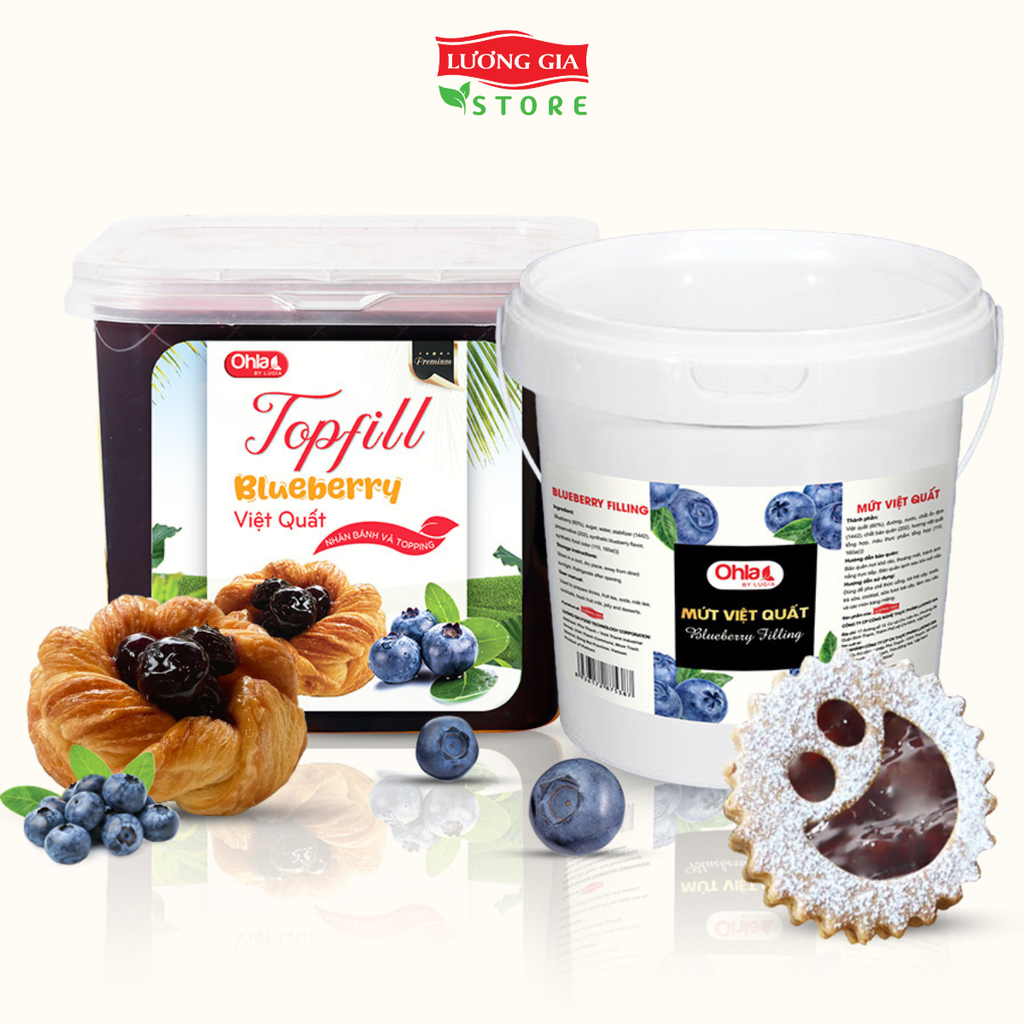 Topfill Việt Quất Nguyên Trái Ohla 2.2kg