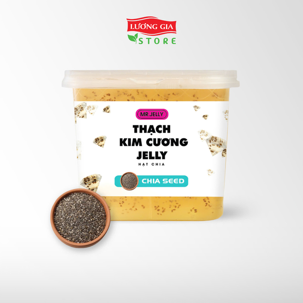 Thạch Kim Cương Hạt Chia Jelly 2kg