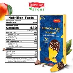 Ohla hộp xoài nhúng Socola hạnh nhân (lát lớn)
