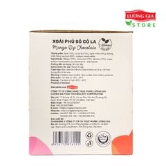 Hộp xoài nhúng Socola hạnh nhân Ohla (lát lớn) 500g