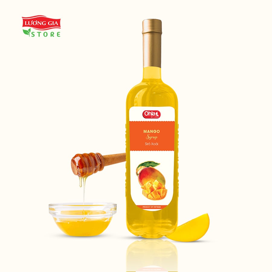 Siro Xoài Ohla 750ml (chai thủy tinh)