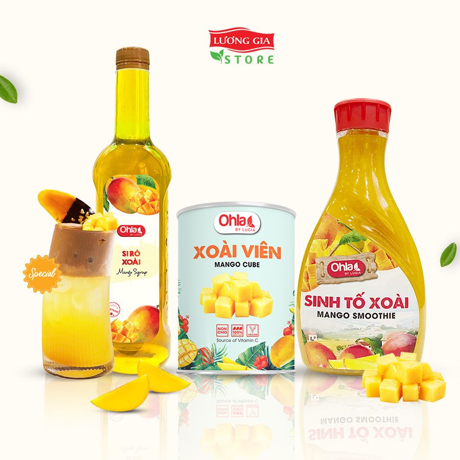 Siro Xoài Ohla 780ml (chai nhựa)