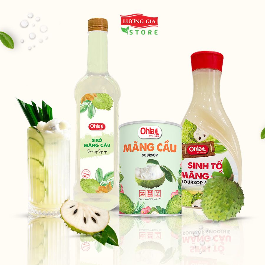 Siro Mãng Cầu Ohla 780ml (chai nhựa)