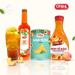 Siro Đào Ohla 780ml (chai nhựa)