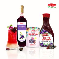 Siro Sim Rừng Ohla 750ml (chai thủy tinh)