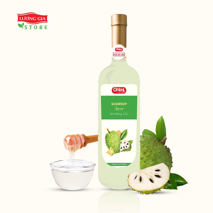 Siro Mãng Cầu Ohla 750ml (chai thủy tinh)