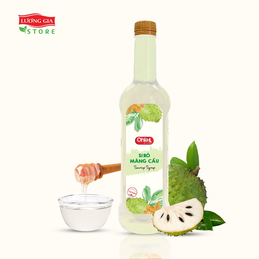 Siro Mãng Cầu Ohla 780ml (chai nhựa)