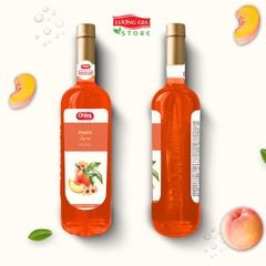Siro Đào Ohla 750ml (chai thủy tinh)