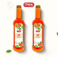 Siro Đào Ohla 780ml (chai nhựa)