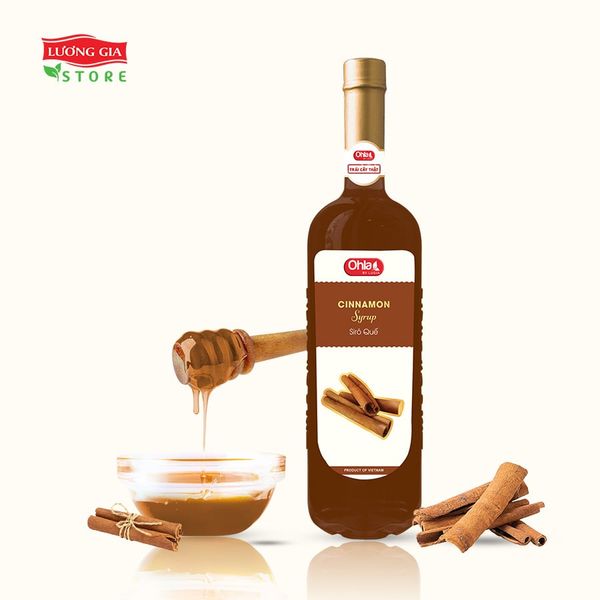 Siro Quế Ohla 750ml (chai thủy tinh)