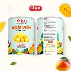 Trái cây tươi đóng lon Ohla 950g - Xoài Viên