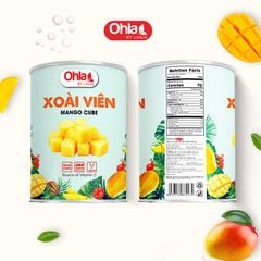 Trái cây tươi đóng lon Ohla 950g - Xoài Viên