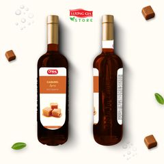 Siro Caramel Ohla 750ml (chai thủy tinh)