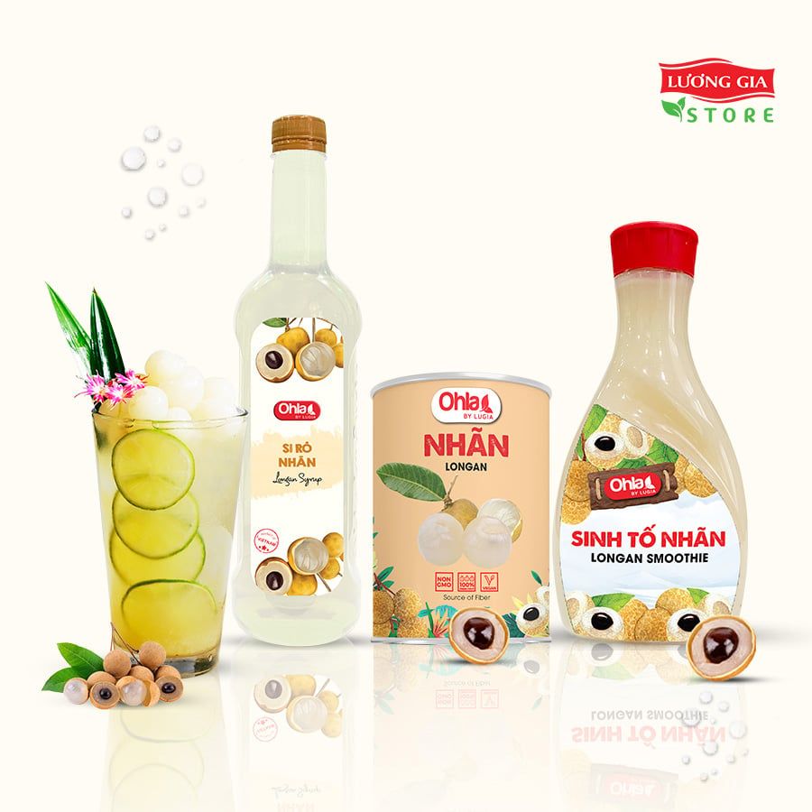 Siro Nhãn Ohla 780ml (chai nhựa)
