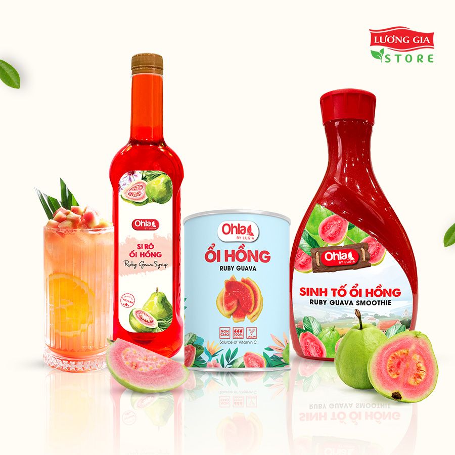 Siro Ổi Ohla 780ml (chai nhựa)